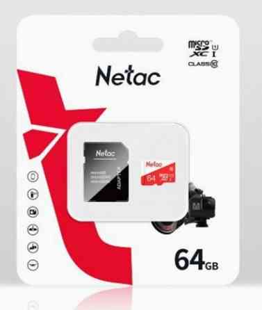 Карта памяти Netac P500 Eco, Microsdxc, 64 гб, Class 10, Uhs-I U1, адаптер на Sd (Nt02p500eco-064g-R Донецк