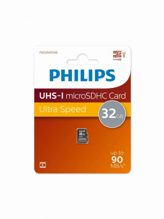 Карта памяти Philips Fm32md55b/97 32gb High Speed Microsdhc Class 10 90mb/S (арт-7311) Макеевка
