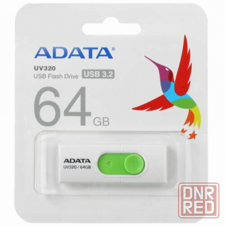 Память Usb Flash 64 гб Adata Uv320 [Auv320-64g-Rwhgn] (арт-7430) Макеевка - изображение 4