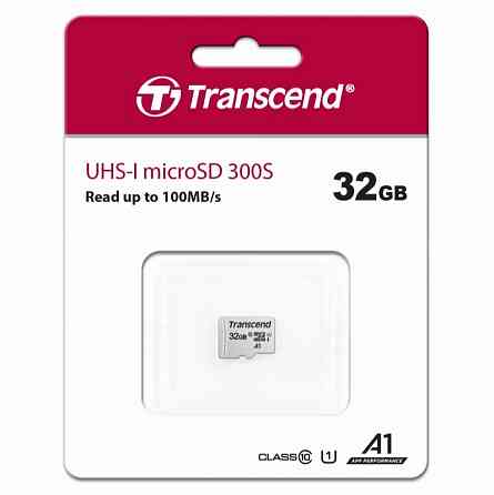 Карта памяти Transcend 300s Microsdhc 32gb Uhs-I Cl10, Ts32gusd300s (арт-2355) Макеевка