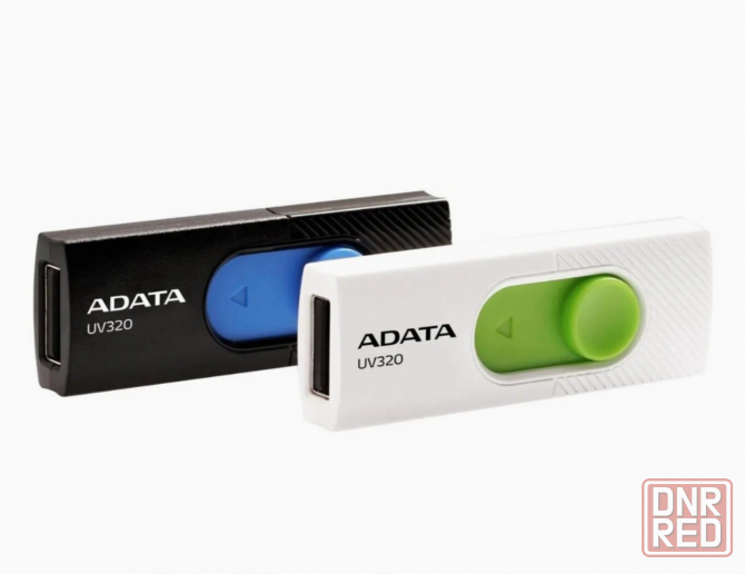 Флэш-накопитель A-Data Uv320 32гб, Usb3.2, черный/синий(Auv320-32g-Rbkbl) (арт-1917) Макеевка - изображение 3