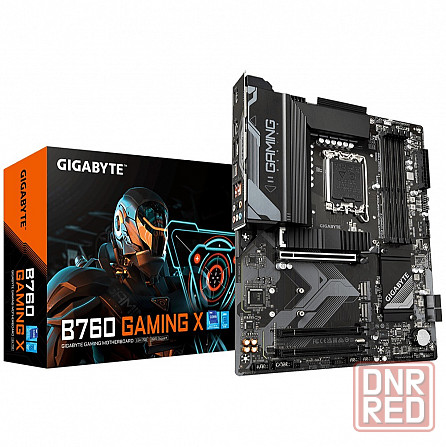 Материнская плата Gigabyte B760 Gaming X (Lga1700/B760/4xddr5/3xpci-Ex16/3xm.2/Sb7.1/Glan/Hdmi/Displ Донецк - изображение 1