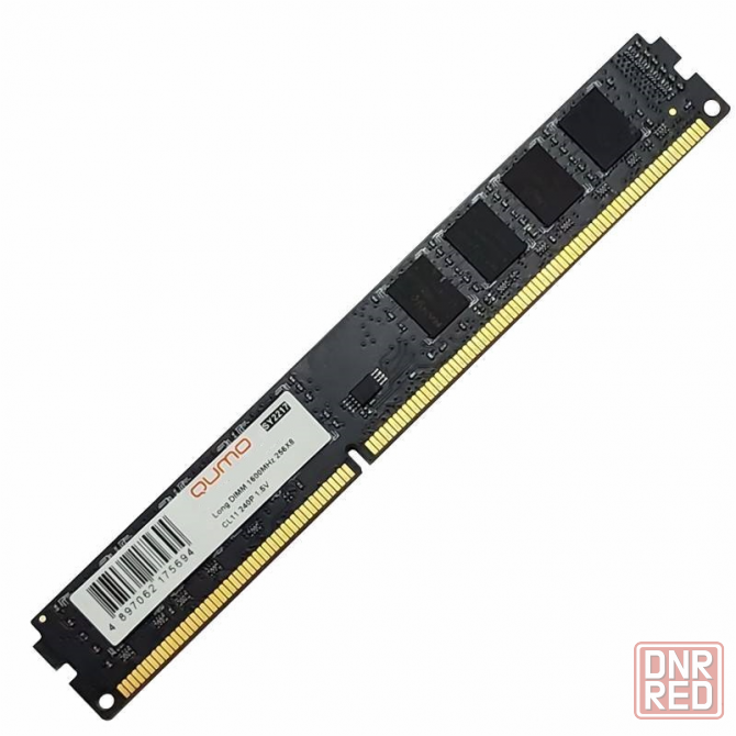 Оперативная память Qumo Ddr3 Dimm 1600mhz Pc3-12800 8gb Qum3u-8g1600c11 (арт-6241) Донецк - изображение 1
