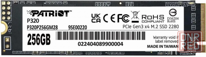 Твердотельный накопитель Ssd 256gb Patriot P320 (P320p256gm28) (арт-6272) Донецк - изображение 1