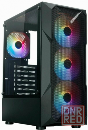 Корпус Xastra A304 4frgb Black A304-4fc12f (арт-5652) Макеевка - изображение 1