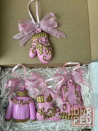 Набор елочных игрушек из гипса Донецк - изображение 1