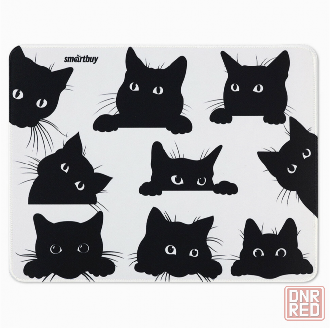 Коврик для мыши Smartbuy Cat-1, 360*270*3мм, ткань+резиновая основа, 365523 (арт-3046) Донецк - изображение 1