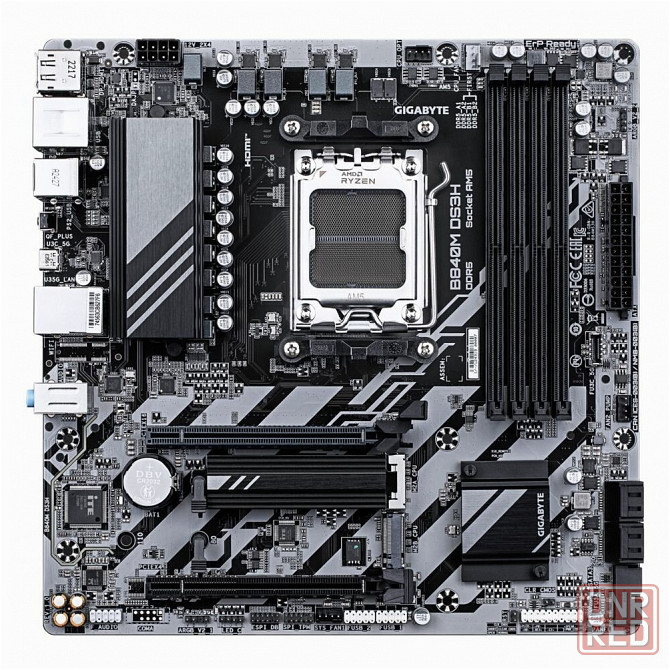 Материнская плата Gigabyte B840m Ds3h, Am5, Amd B840, Micro-Atx, Rtl (B840m Ds3h) (арт-2279) Донецк - изображение 2