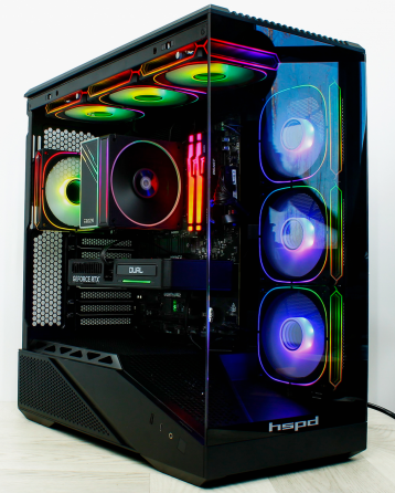 Игровой компьютер Byte-Matrixmayhem | Amd Ryzen 5 7500f (6ядер/12потоков) | 850w | Ssd 1000гб | 32гб Донецк