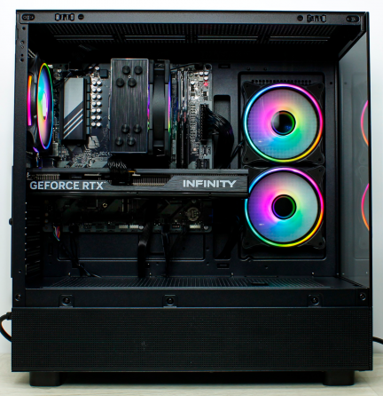 Игровой компьютер Byte-Wolfpackwarrior | Amd Ryzen 5 8400f (6ядер/12потоков) | 650w | Ssd 1000gb | D Донецк