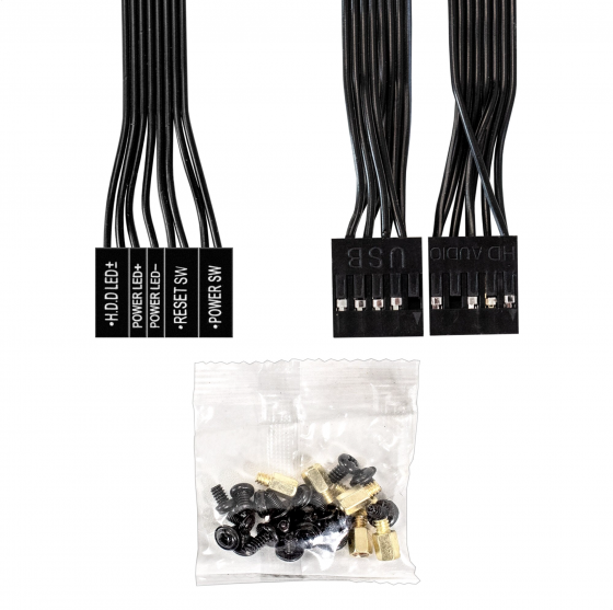 Компьютерный корпус Exegate Minitower Ex298151rus Baa-408 (Matx, без бп, 2*Usb, Hd Audio, черный) (а Донецк