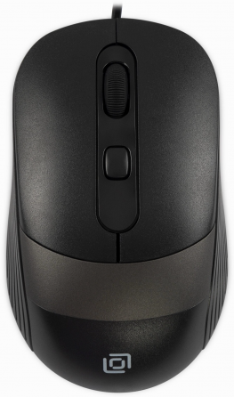 Мышь оклик 310m черный/серый оптическая (2400dpi) Usb для ноутбука (4but) (арт-2437) Донецк