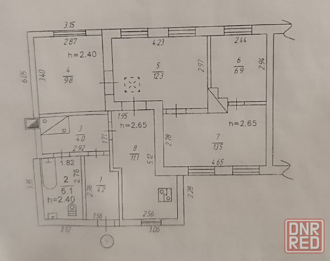 Продаю 3-х комнатная квартира на земле в Пролетарском районе, ул. Легендарная Донецк - изображение 1