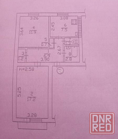 Продаю 2-х комнатную квартиру в Пролетарском районе, ул. Раздольная Донецк - изображение 2