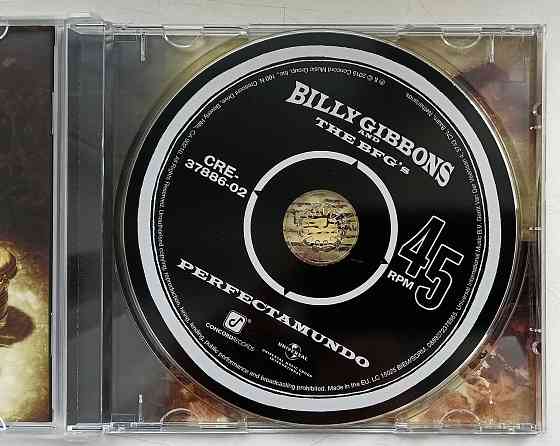Billy Gibbons (ZZ Top) (2015) Perfectamundo - CD, фирменный (EU) Макеевка