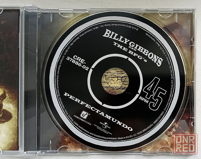 Billy Gibbons (ZZ Top) (2015) Perfectamundo - CD, фирменный (EU) Макеевка - изображение 3
