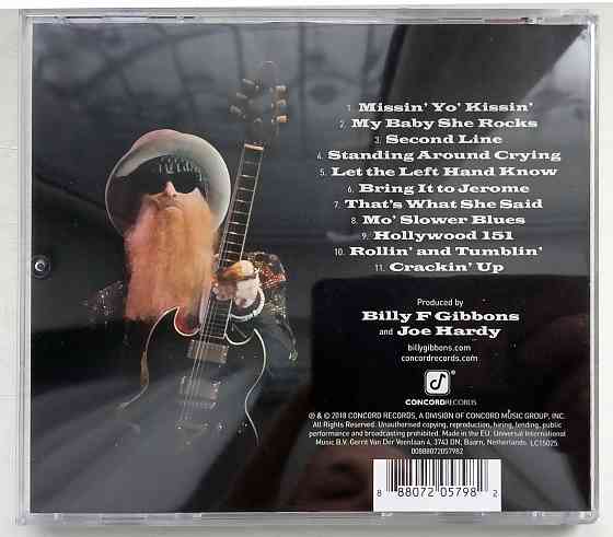 Billy Gibbons (ZZ Top) (2018) The Big Bad Blues - CD, фирменный (EU) Макеевка