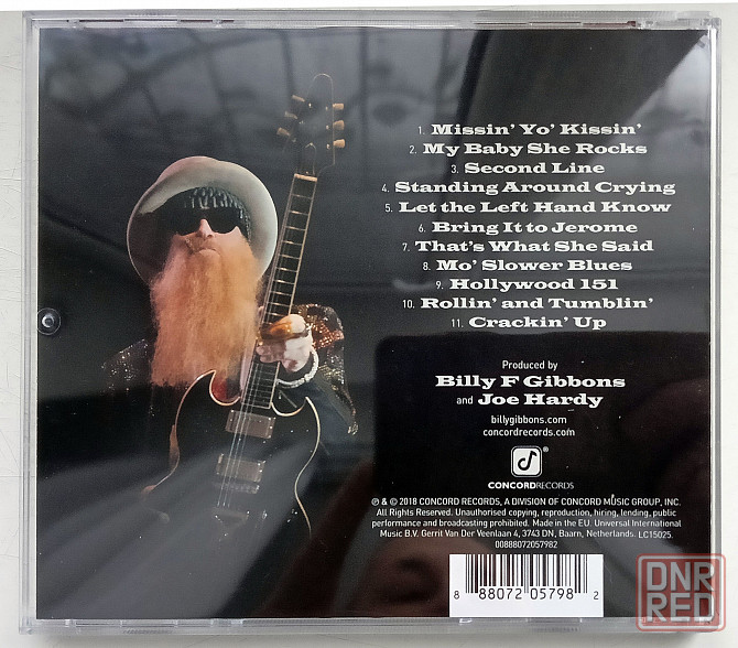 Billy Gibbons (ZZ Top) (2018) The Big Bad Blues - CD, фирменный (EU) Макеевка - изображение 2