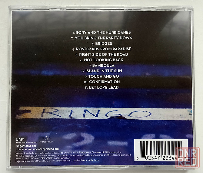Ringo Starr (2015) Postcards from Paradise - CD, фирменный (Germany) Макеевка - изображение 2