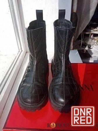 Полусапоги 36(23) р. кожаные на девочек Донецк - изображение 2