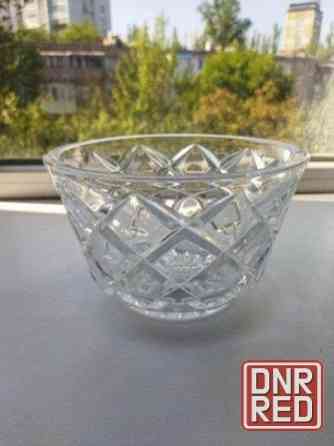 Большая хрустальная салатница ссср Донецк