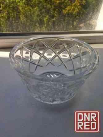 Большая хрустальная салатница ссср Донецк