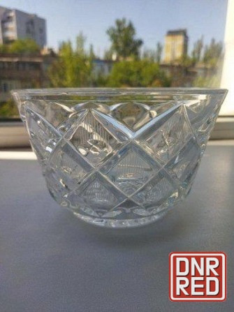 Большая хрустальная салатница ссср Донецк - изображение 2