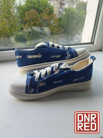 Кеды женские 38(37) р. новые Донецк - изображение 3