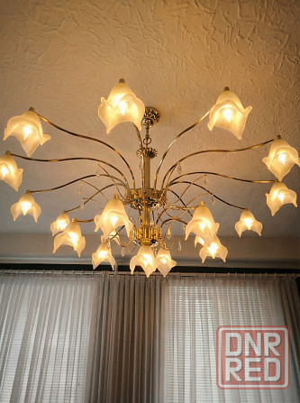 Роскошная люстра из оаэ (диаметр 90 см) Донецк - изображение 2