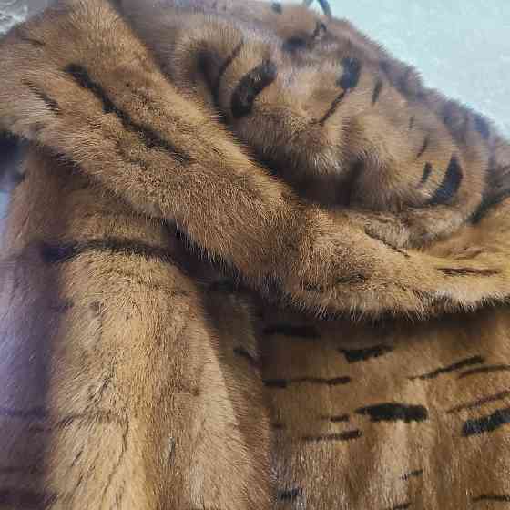 Шуба норковая с капюшоном тигр Донецк