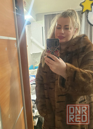 Шуба норковая с капюшоном тигр Донецк - изображение 2