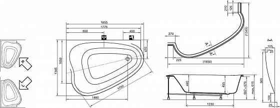 акриловая ванна б.у Макеевка