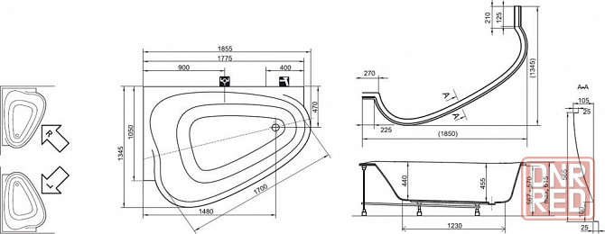 акриловая ванна б.у Макеевка - изображение 2