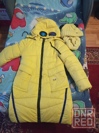 Пальто зимнее на девочку 10-14 лет+ подарок Донецк - изображение 1