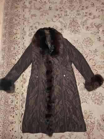 Зимнее пальто плащ пихора на меху 54 размер Донецк