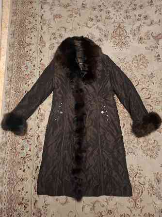 Зимнее пальто плащ пихора на меху 54 размер Донецк