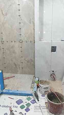 монтаж плитки любых размеров.Монтаж сан.узлов и душевых кабин с красивой розуклонкой поддонов. Донецк