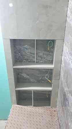 монтаж плитки любых размеров.Монтаж сан.узлов и душевых кабин с красивой розуклонкой поддонов. Донецк