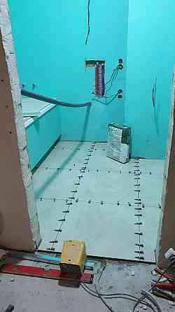 монтаж плитки любых размеров.Монтаж сан.узлов и душевых кабин с красивой розуклонкой поддонов. Донецк