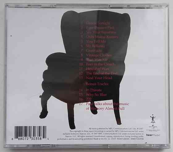 Pal McCartney (2007) Memory Almost Full - CD, неофициал Макеевка