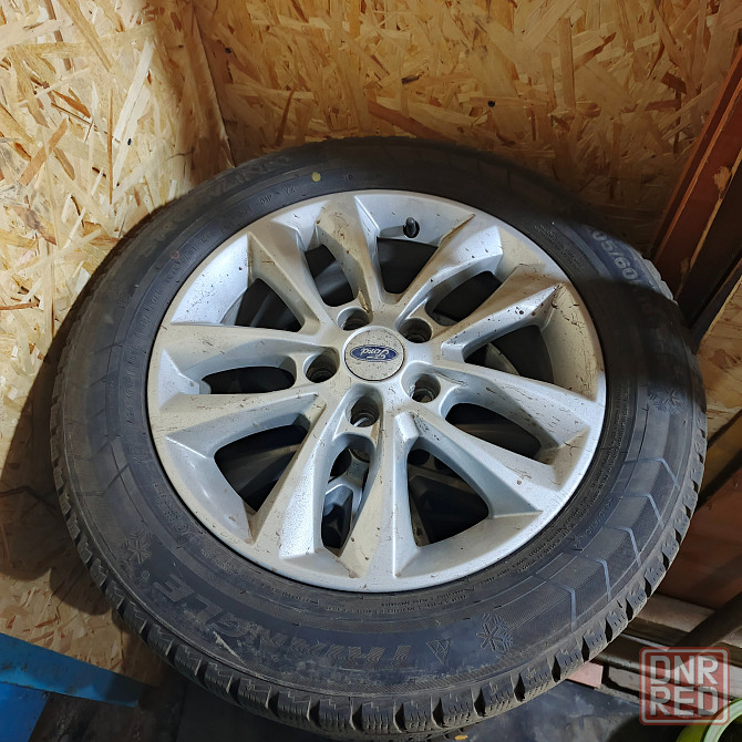 Оригинальные диски r16 форд 5*108 с зимней резиной 205/60/16 Донецк - изображение 1