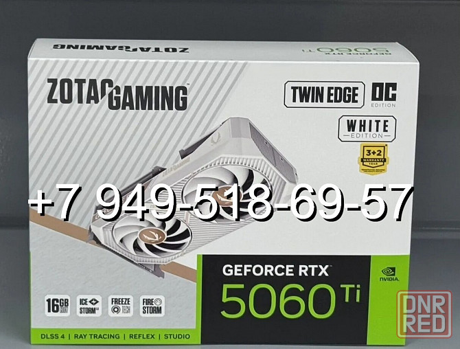 Zotac RTX 5060 Ti Gaming Twin Edge 16GB White Донецк - изображение 1