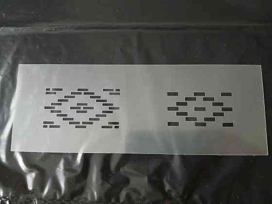 Трафареты оформительские, комплект 4шт. Донецк