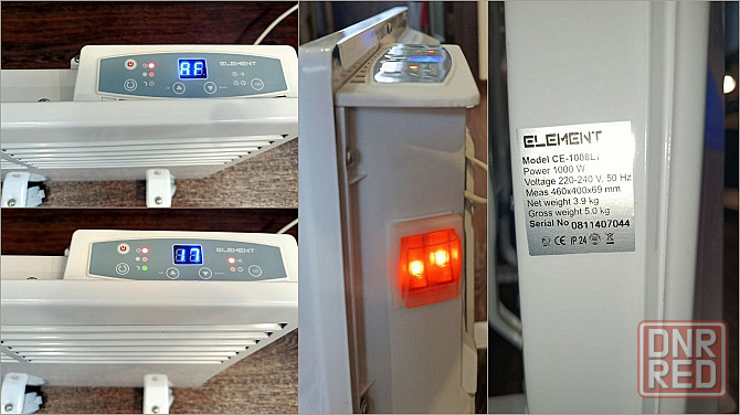 Обогреватель для дома конвекторный с терморегулятором ELEMENT. Донецк - изображение 3