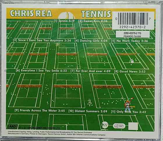 CD диск Chris Rea - Tennis - Донецк
