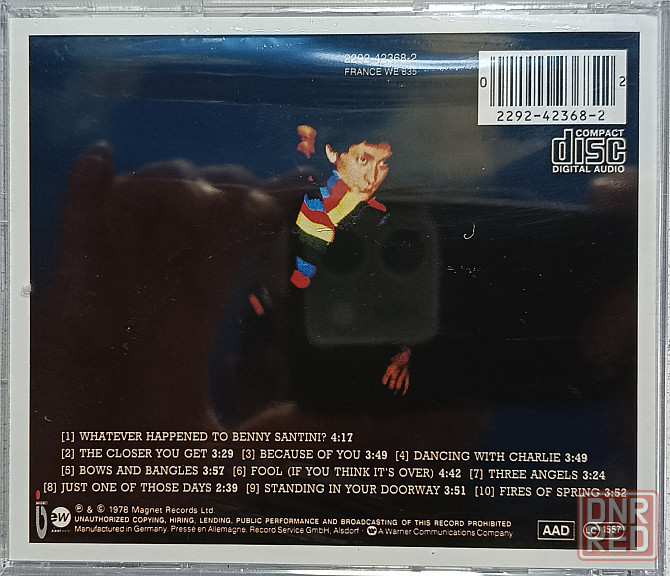 CD диск Chris Rea - Whatever Happened To Benny Santini ? - Донецк - изображение 2