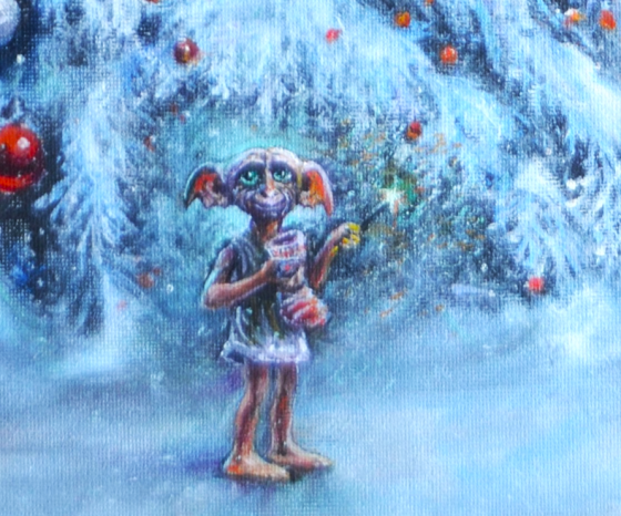 Купить картину "Свобода" пейзаж, прикольная смешная картина, интерьерная, сказочная, елка, миф, Донецк