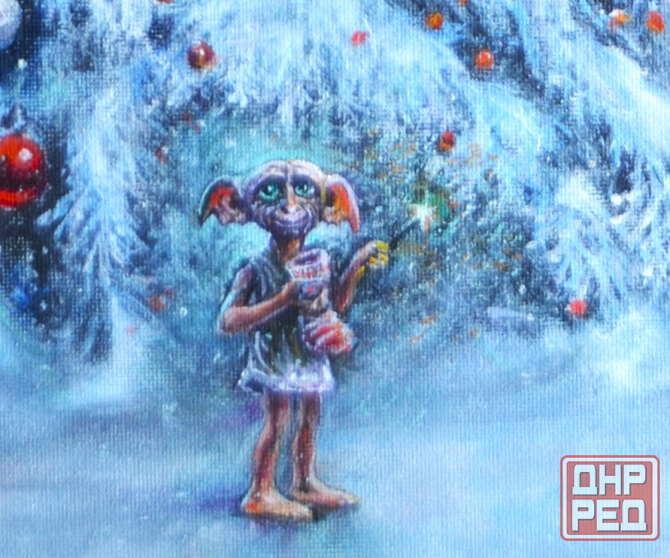 Купить картину "Свобода" пейзаж, прикольная смешная картина, интерьерная, сказочная, елка, миф, Донецк - изображение 1