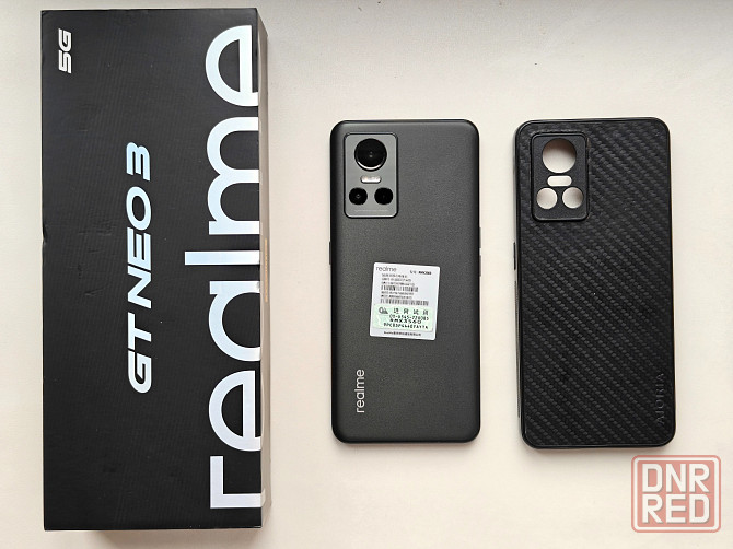Realme gt neo 3 8/128 цвет Asphalt Black Донецк - изображение 2