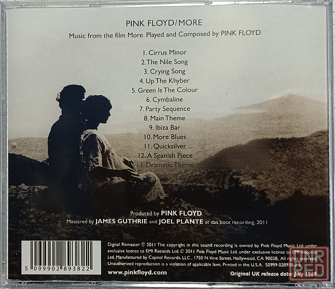 CD диск Pink Floyd - Music From The Film More - Донецк - изображение 2